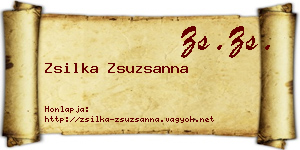 Zsilka Zsuzsanna névjegykártya